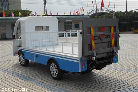  凯驰2座改装液压尾板斗式货车载重1吨